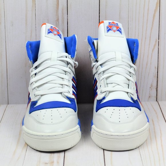 Retro Knicks Adidas Originals Rivalry HighTop SZ 8 - Picture 3 of 7